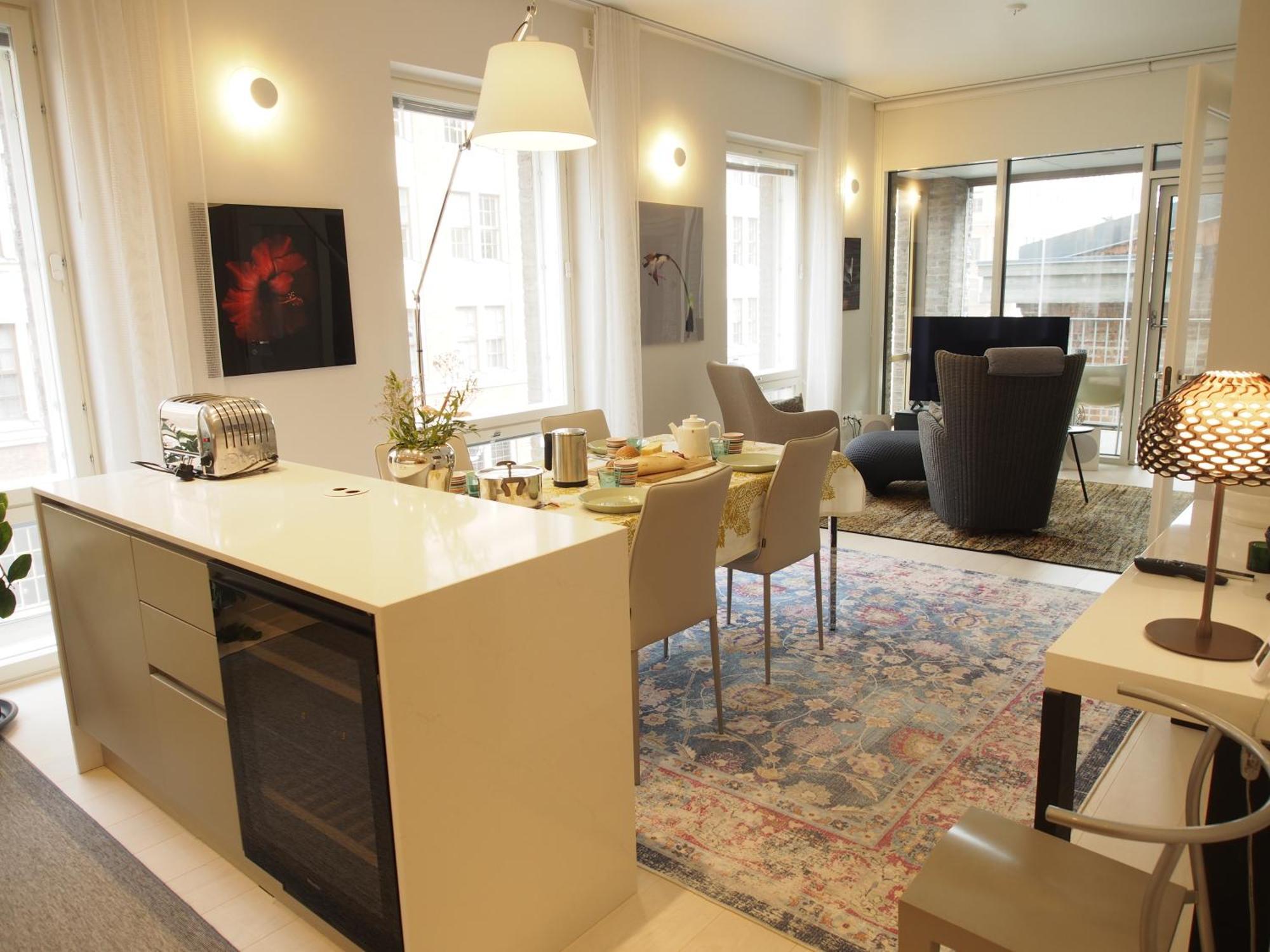 Luxury City Seafront Apartment With Balcony Helsinki Eksteriør billede